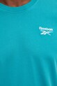 Бавовняна футболка Reebok 100206016 бірюзовий