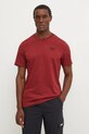 Bavlněné tričko Reebok burgundské 100206017