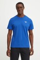 Reebok tricou din bumbac uni albastru 100206018