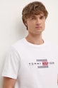 Хлопковая футболка Tommy Hilfiger белый MW0MW36455