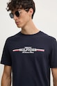 Tričko Tommy Hilfiger tmavomodrá MW0MW36480