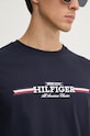 Tričko Tommy Hilfiger MW0MW36480 tmavomodrá