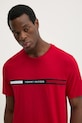 Хлопковая футболка Tommy Hilfiger красный MW0MW36498
