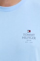 Bavlněné tričko Tommy Hilfiger MW0MW36500 modrá