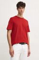 Хлопковая футболка Tommy Hilfiger MW0MW37267 красный AW24