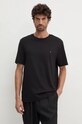 Bavlnené tričko Tommy Hilfiger čierna MW0MW37267