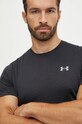 Under Armour t-shirt do biegania Launch czarny 1382582