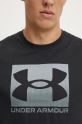 Under Armour t-shirt BOXED SPORTS UPDATED 1386793 czarny