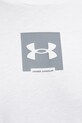 Under Armour t-shirt bawełniany HW OS BOX 1386803 biały