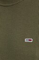 Tričko s dlouhým rukávem Tommy Jeans zelená DM0DM19216