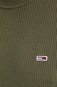 Tričko s dlouhým rukávem Tommy Jeans zelená DM0DM19216