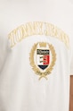 Tommy Jeans tricou din bumbac bej DM0DM19690