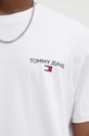 Бавовняна футболка Tommy Jeans DM0DM19691 білий