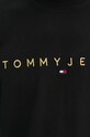 Bavlněné tričko Tommy Jeans DM0DM19694 černá