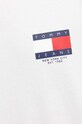 Bavlněné tričko Tommy Jeans DM0DM19695 bílá