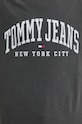 Bavlnené tričko Tommy Jeans DM0DM19699 sivá