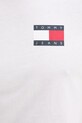 Бавовняна футболка Tommy Jeans білий DM0DM20740