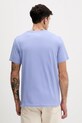 Odzież Tommy Jeans t-shirt bawełniany DM0DM20740 niebieski