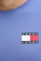 Tommy Jeans tricou din bumbac albastru DM0DM20740