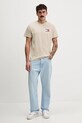 Tommy Jeans t-shirt bawełniany DM0DM20740 beżowy AA00