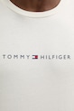 Хлопковая футболка Tommy Hilfiger UM0UM03344 бежевый