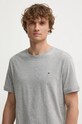 Tommy Hilfiger t-shirt bawełniany szary UM0UM03362