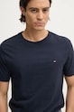 Bavlnené tričko Tommy Hilfiger tmavomodrá UM0UM03362