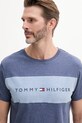 Odzież Tommy Hilfiger t-shirt bawełniany UM0UM03418 niebieski