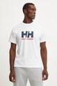 Бавовняна футболка Helly Hansen HH LOGO білий 30396