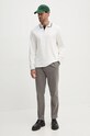 Бавовняний лонгслів North Sails 692336 білий AW24