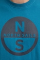 Bavlněné tričko North Sails 692972 tyrkysová
