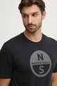 North Sails t-shirt in cotone nero 692972
