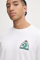 Converse t-shirt bawełniany beżowy 10026673.A02