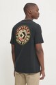 Converse tricou din bumbac print negru 10026673.A01