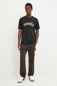 Converse tricou din bumbac 10026671.A02 negru AW24