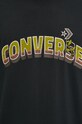 Converse tricou din bumbac 10026671.A02 negru