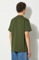 Carhartt WIP cotton t-shirt S/S American Script I029956.2BRXX green AW24
