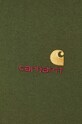 Carhartt WIP t-shirt bawełniany S/S American Script I029956.2BRXX zielony