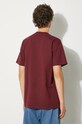 Carhartt WIP t-shirt in cotone S/S American Script I029956.2BYXX granata AW24