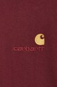 Carhartt WIP t-shirt in cotone S/S American Script I029956.2BYXX granata
