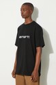 Carhartt WIP cotton t-shirt S/S Script black I031047.0D2XX