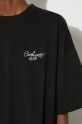 Βαμβακερό μπλουζάκι Carhartt WIP S/S Signature Script μαύρο I033828.K02XX