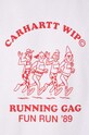 Carhartt WIP cotton t-shirt S/S Fun Run I033986.1WZXX white