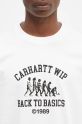 Βαμβακερό μπλουζάκι Carhartt WIP S/S Basics λευκό I033989.00AXX