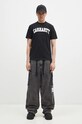 Памучна тениска Carhartt WIP S/S University I034851.0D2XX черен