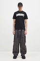 Carhartt WIP cotton t-shirt S/S University I034851.0D2XX black