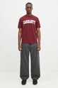 Carhartt WIP cotton t-shirt S/S University I034851.2DRXX maroon