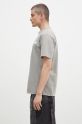 Carhartt WIP t-shirt bawełniany S/S University Script I034852.2DFXX szary AW24