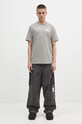 Carhartt WIP cotton t-shirt S/S University Script I034852.2DFXX gray