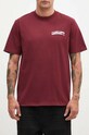Carhartt WIP cotton t-shirt S/S University Script maroon I034852.2DRXX